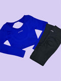 Conjunto licra larga+ top manga larga